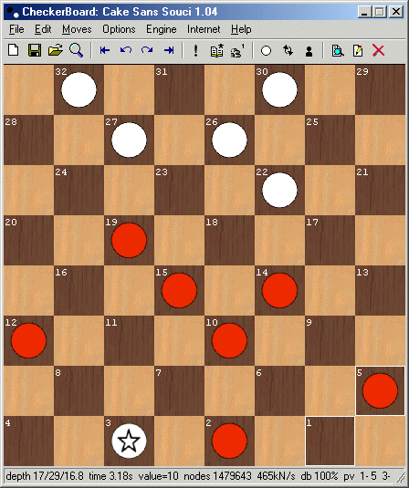 Screenshot for CheckerBoard 1.651